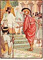 He stoods silent before King