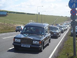Henry Allingham Funeral Procession 01