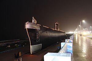 INS Kursura at Night 01