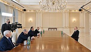 Ilham Aliyev received head of the Republic of Dagestan of the Russian Federation 01