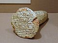 Inscribed Cone of King Zambiya of Isin, Isin-Larsa period, reign of Zambiya, c. 1836-1834 BC, baked clay - Oriental Institute Museum, University of Chicago - DSC07474