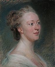 Isabelle Agneta van Tuyll van Serooskerken, by Maurice Quentin de La Tour