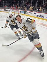 Jack Eichel and Alex Pietrangelo - October 2024