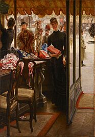 James Tissot - The Shop Girl