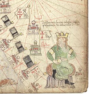 King of Colombo (Kollam), Catalan Atlas 1375