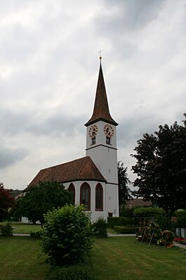 Kölliken village Protestant church