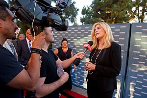 Kristen Johnston Speaks with the Media - 2014 Voice Awards