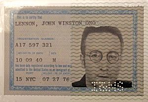 Lennon's Green Card