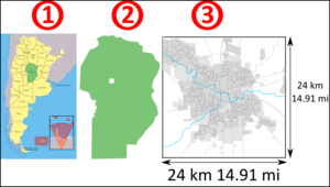 Location of Cordoba City Argentina