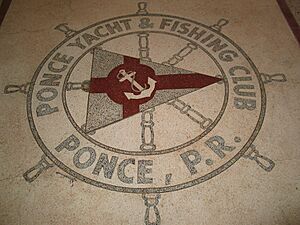 Logo of Club Nautico de Ponce, in Ponce, Puerto Rico (IMG 3716)