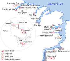 Map of Northern Fleet bases ENG