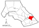 Map of Wayne Township, Clinton County, Pennsylvania Highlighted.png