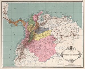 Mapa de Colombia (1890)