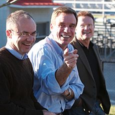Mark Warner, with Ward Armstrong and Jim Webb