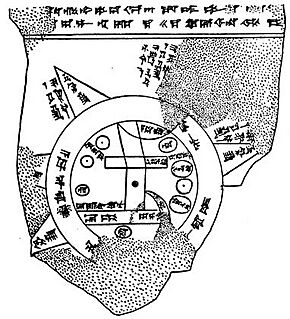 Meissner Babylonien und Assyrien clay map 1925