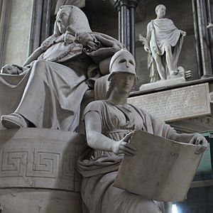 Monument to Lord Mansfield, Westminster Abbey 02