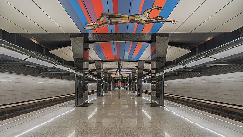Moscow CSKA metro station asv2019-06