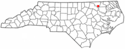 Location of Rich Square, North Carolina