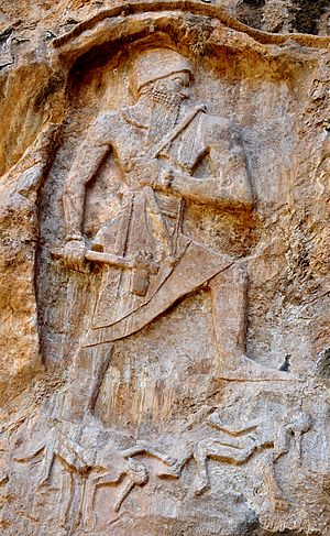 Naram-Sin Rock Relief at Darband-iGawr (extracted)