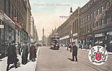 Newcastle England, Grainger Street c. 1906