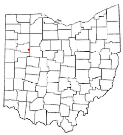 Location of Harrod, Ohio