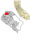Orange County California Incorporated and Unincorporated areas Fullerton Highlighted 0628000