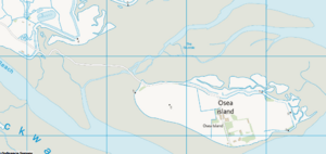 Osea Island map