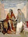 Othello and Desdemona in Venice by Théodore Chassériau
