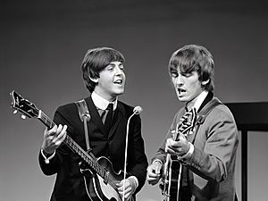 Paul McCartney & George Harrison 1964
