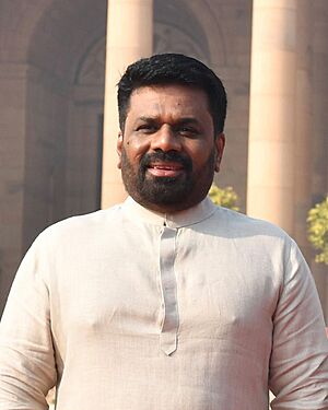 Portrait of Anura Kumara Dissanayake