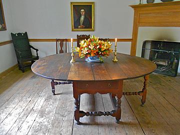 Primitive Hall Gateleg table