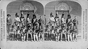 Red Lake Chippewa chiefs Photographer Frank Jay Haynes Stereograph ca 1890