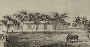 Residence of General Miller, H. B. M. Consul (1853) (retouched)
