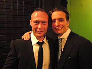 Rudy Markussen with Kalle Sauerland