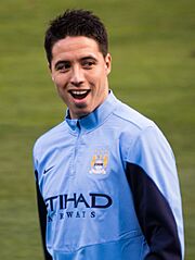 Samir Nasri Manchester City vs Chelsea at Busch Stadium-2 (cropped)