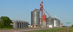 Grain elevators in Smithfield