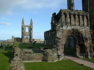St Andrews Cathedral Ruins Front