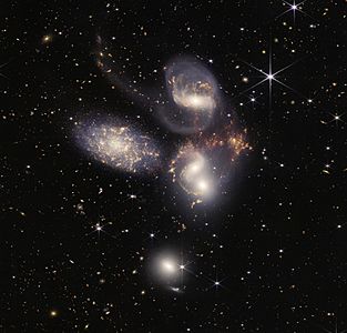 Stephan's Quintet taken by James Webb Space Telescope