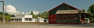 Taihape Rail Stop and goods shed