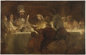 The Conspiracy of the Batavians under Claudius Civilis (Rembrandt Harmensz. van Rijn) - Nationalmuseum - 17581