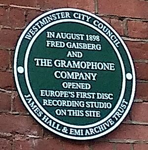 The Maiden Lane Plaque in situ