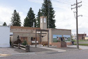 The Texas Trail Museum, formed in 1986 in a building that was formerly the power plant and firehouse for the town of Pine Bluffs, Wyoming LCCN2015632934.tif