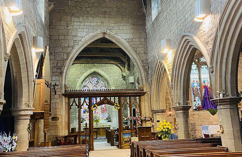 The church at Edwinstowe