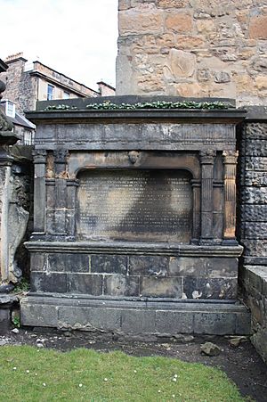 The grave of James Stuart of Binend, Greyfriars Kirkyard