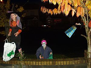 Trick-or-treaters in Dublin
