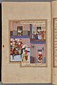 Turkish Sultan mourning for his wife, folio from a manuscript of Nigaristan, Iran, probably Shiraz, dated 1573-74