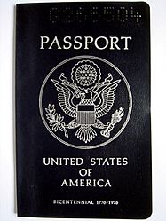 USA passport 1976