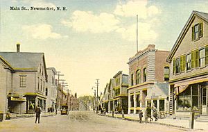 View of Main Street, Newmarket, NH