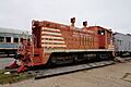 Wichita Falls Railroad Museum October 2015 01 (Missouri–Kansas–Texas EMD NW2 No. 1029)