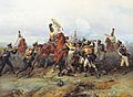 Willewalde - Czar's Guard capture 4th line regiment's standard at Austerlitz